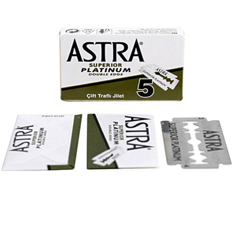 Astra Superior Platinum Razor Blades, 5 Blades