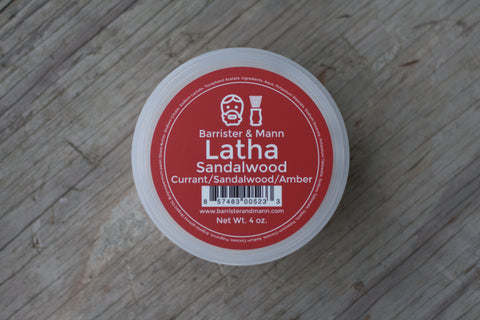 Barrister & Mann Latha Shaving Soap, Sandalwood