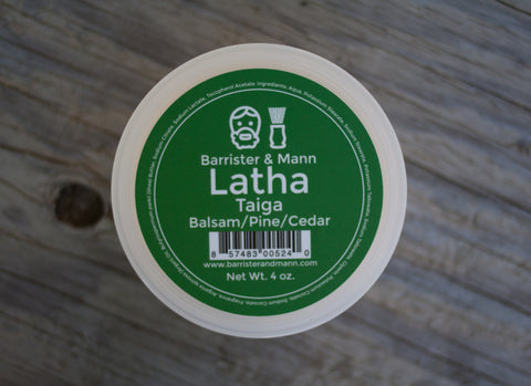 Barrister & Mann Latha Shaving Soap, Taiga