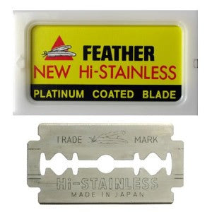 Feather New Hi-Stainless Razor Blades, 5 Blades